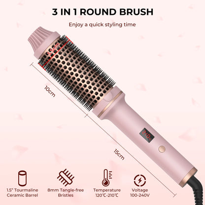 Ceramic Hair Curler Brush